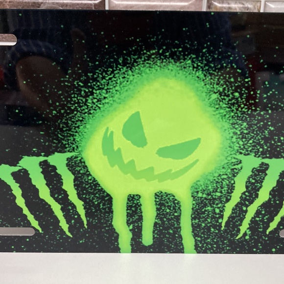 COPY - COPY - Monster Energy Logo License Plate - Picture 3 of 5